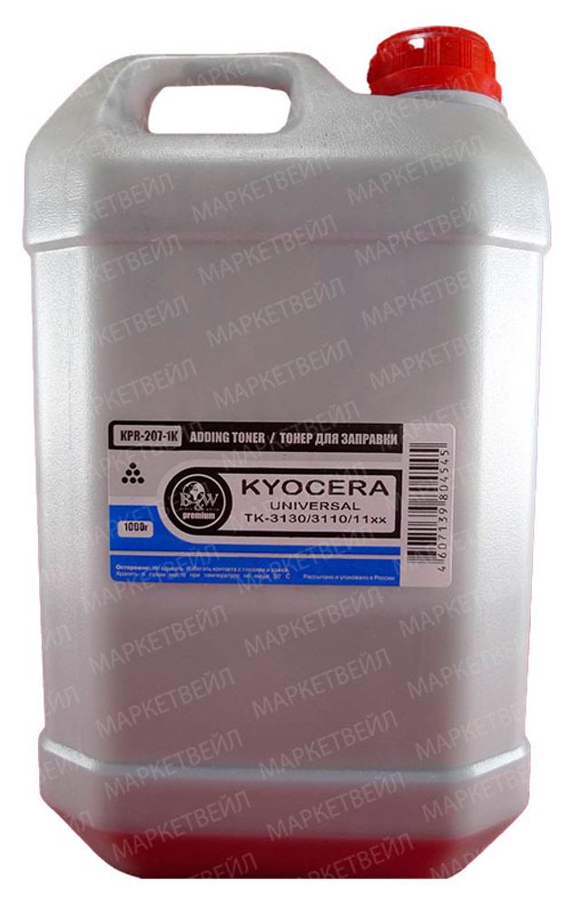 Тонер для Kyocera Universal (TK-1150/1160/1200/3130/3160/3190) (1кг) B&amp;W Premium UT19F5A (Mitsubishi MKI)