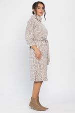 Платье трикотажное Никс (бежевый лео) П14279-4М LT Collection