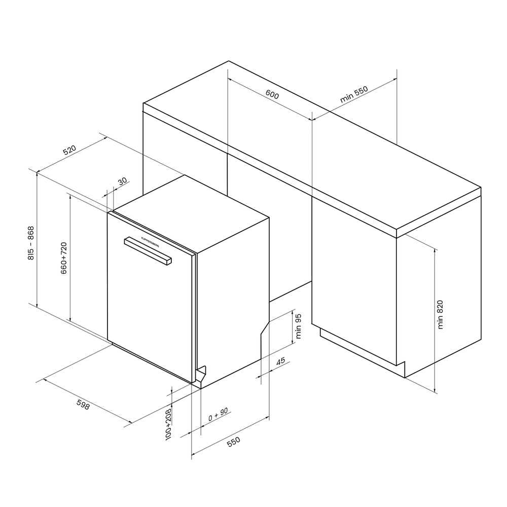 Посудомоечная машина KUPPERSBERG GL 6088