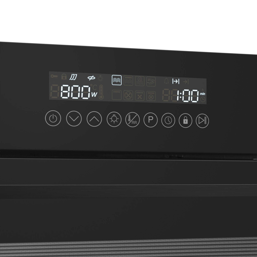 Электрический духовой шкаф Meferi MEO608BK MICROWAVE фото 12