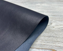 Фактура вблизи кожа козы цвет темно-синий