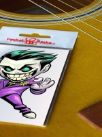 Стикер - Крейзи парень злодей с картой