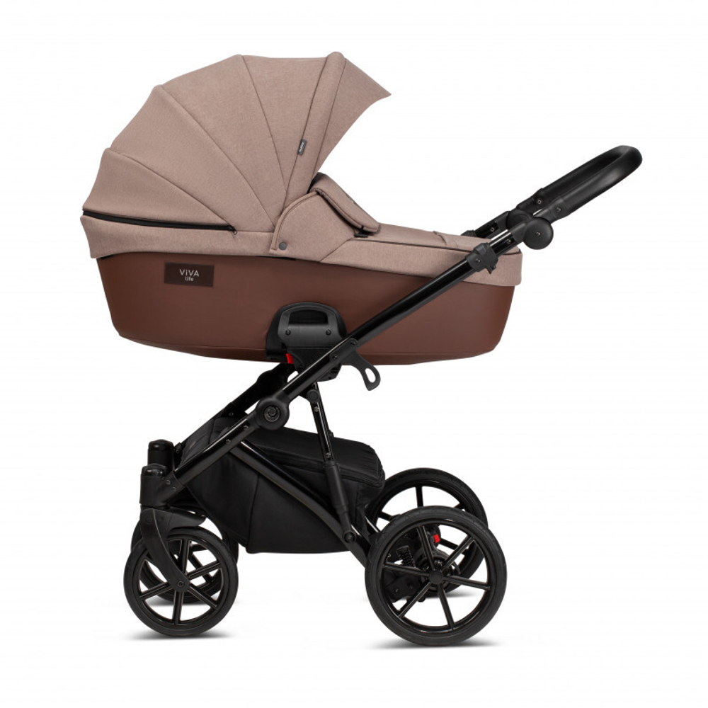 Коляска 2 в 1 Tutis Viva Life New 2020 №078 DEEP TAUPE (Коричневый)