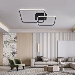 Светильник потолочный светодиодный Rivoli Nicoleta 6144-103 LED 90 Вт 3000 - 6000 К с пультом | Rivoli