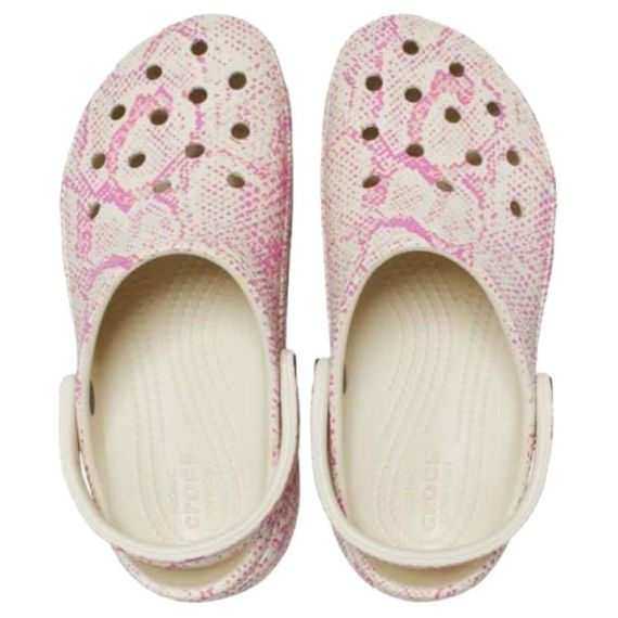 Crocs Classic Platform Clog 'White Pink'