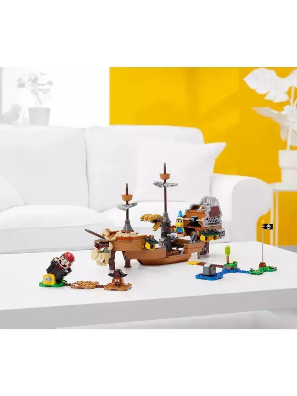 Конструктор Марио Летучий корабль Боузера 1152 детали