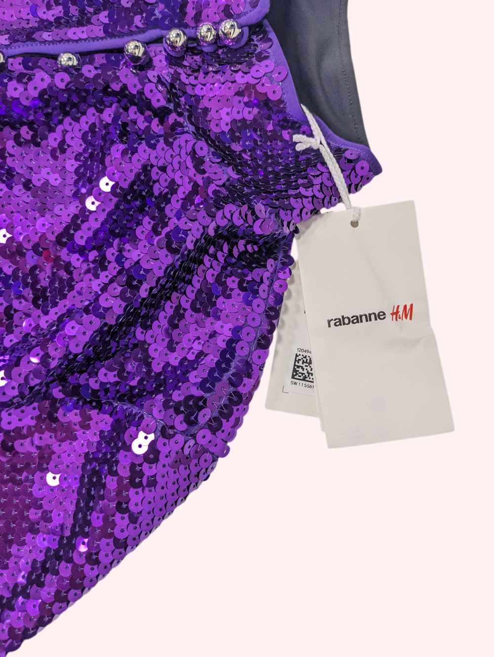 Топ Пайеточный Paco Rabanne + H&M СТОК