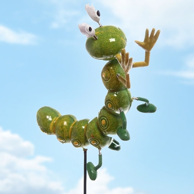 Штекер садовый "Гусеничка" 10*8*40см