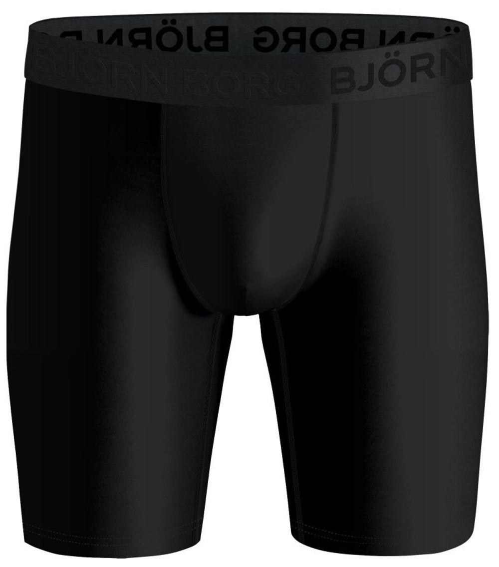 Мужские спортивные боксеры Björn Borg Performance Boxer Long Shorts 2P - разноцветный