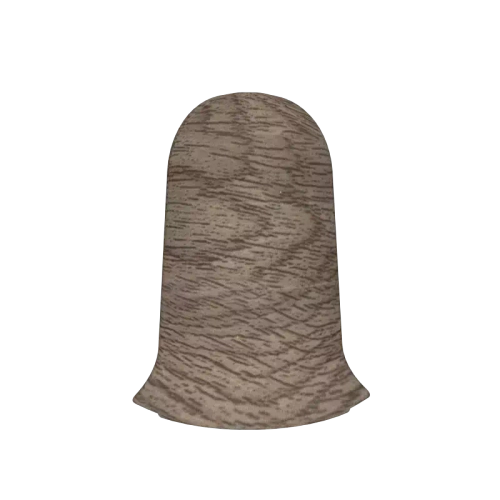 Угол наружный с крепежом для плинтуса 55 мм "Идеал Классик" 205 Дуб капучино