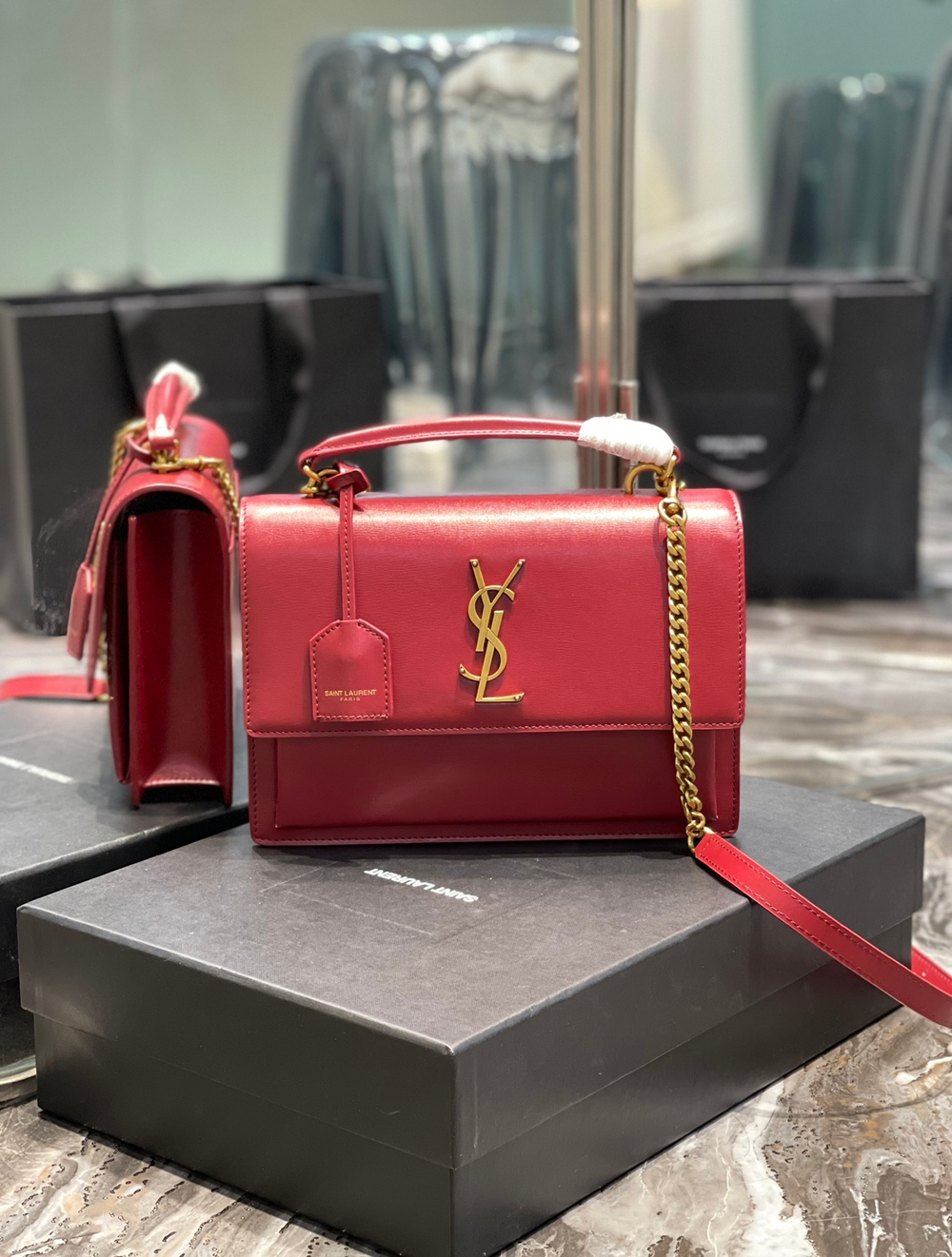 Saint Laurent Sunset Medium 22 cm