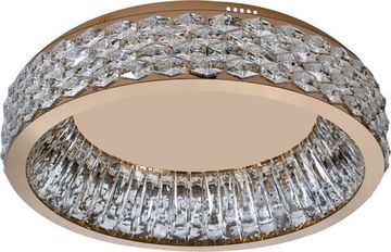 Люстра потолочная LED 70W 3000К-6000К 4040/03/06C золото/прозрачный Rhombus Stilfort