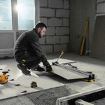 Плиткорез 1000х14мм, цельнометал. напр., каретка на подш., стальная станина, рукоятка-пенал Denzel