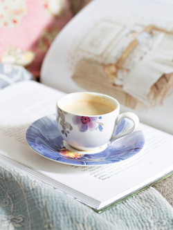 Villeroy & Boch Чашка с блюдцем Mariefleur Gris 80 мл для эспрессо 10-4104-1420+10-4104-1430