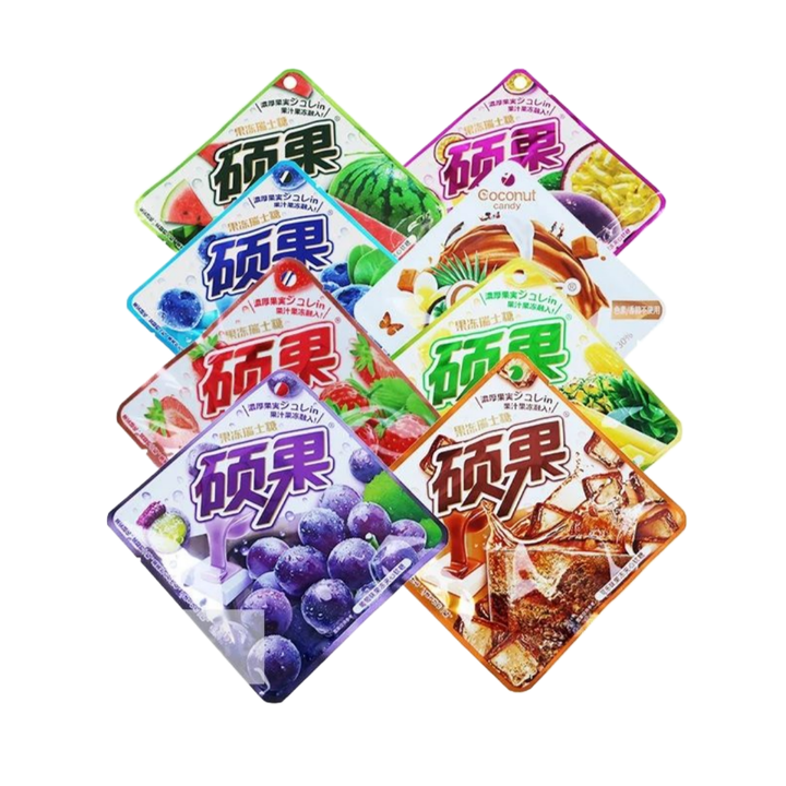 Жевательные конфеты Fruit Jelly с натуральным соком и вкусом Ананаса 23 г