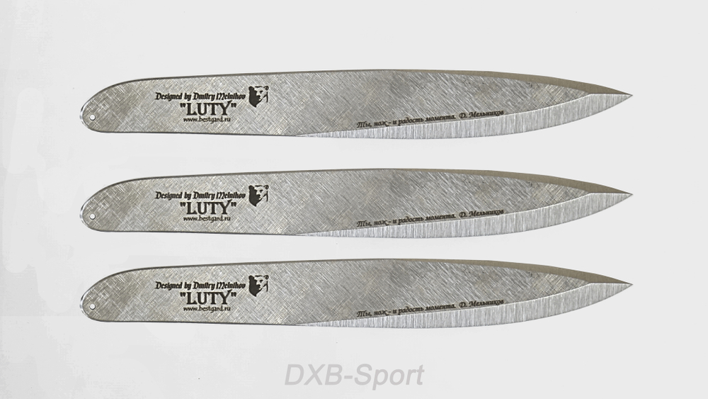 throwing knives set Luty by Dmitry Melnikov to order