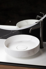 Boheme Раковина накладная Corian 400*130 Calacatta