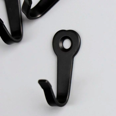 Крючок металл "Сердечко" черный 5091311