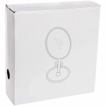 Зеркало настольное с органайзером «Kaktus», цвет белый, 17см