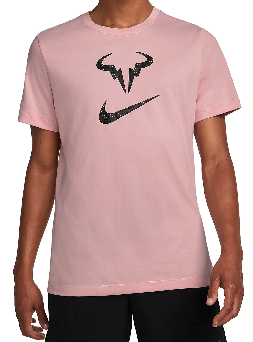 Футболка мужская теннисная Nike Court Dri-Fit Rafa T-Shirt - pink glaze