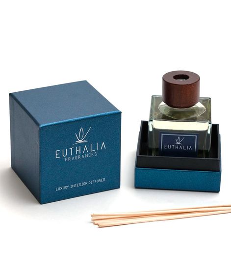 Blue Zest, ароматический диффузор с палочками, Euthalia Fragrances