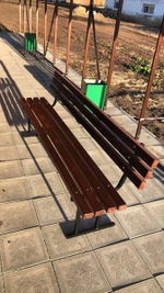 Скамейка "СП со спинкой усиленная" 1,5