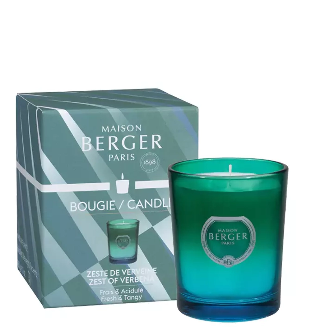 Maison Berger Paris - Ароматическая свеча Dare 30h Zest Of Verbena / артикул   EAN 3127290069566  / GTIN 3127290069566