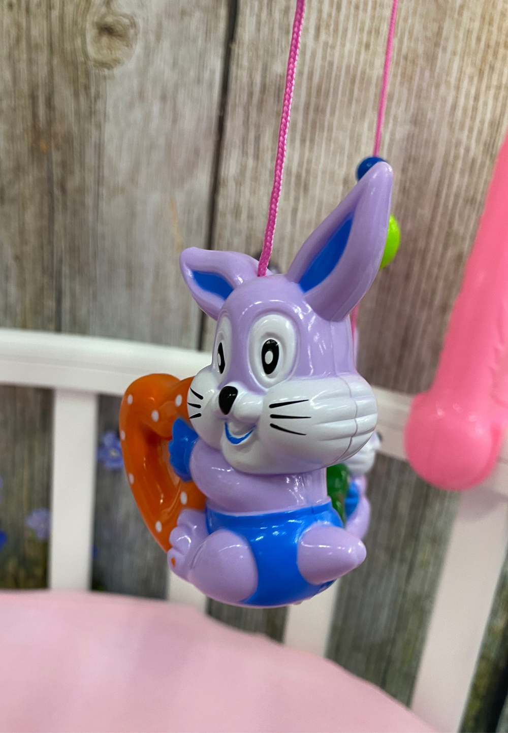 601-12/Подвеска на кроватку Мое солнышко Зайчата  звук