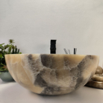 Раковина из оникса Bowl Grey TinLip BO-62967 45*45*17 42