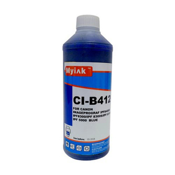 Чернила MyInk CI-B412 для CANON imagePROGRAF iPF5000/iPF9000/iPF8400/iPF9400 (1л, Dye) blue