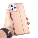 Чехол-книжка для iPhone 12 Pro Max, Dux Ducis Skin Pro, 012258 Розовый