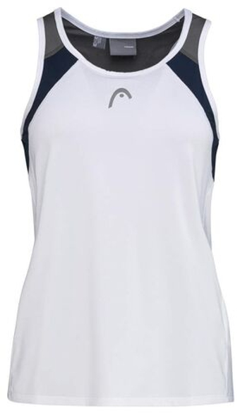 Женский топ теннисный Head Club 22 Tank Top W - белый