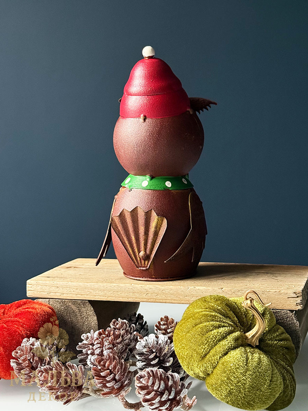 Декор "Сова" в ассортименте 12x10xH20 см