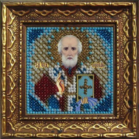 "Икона Святой Николай Чудотворец"-2010ДПИ вышивка