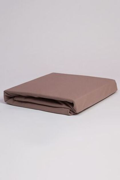 Простыня на резинке с юбкой 180х200х30 German Grass Jersey Taupe Grass Светло-коричневый (тауп)