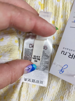 Брюки DeFacto с ромашками на 10-11 лет