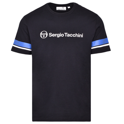 Мужская теннисная футболка Sergio Tacchini Abelia T-shirt - black