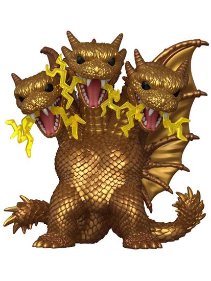 Фигурка Funko POP! Movies Godzilla King Ghidora Electric (Exc) 6" (1937) 88407 / Фигурка Фанко ПОП! по мотивам франшизы "Годзилла", Кинг Гидора