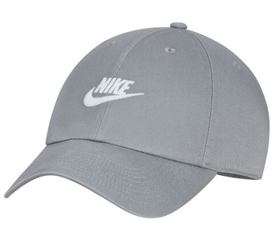 Теннисная кепка Nike Club Unstructured Futura Wash Cap - Gray