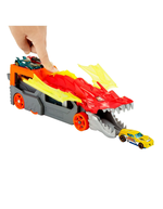 Hot Wheels GTK42 — игровой набор «Разъяренный Дракон с хранилищем для машинок» в масштабе 1:64