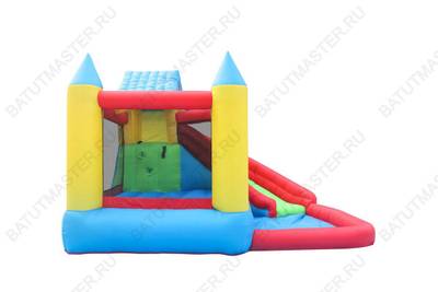 Батут на дачу для детей "Волшебный домик" 3,5*2,7*2,15 м