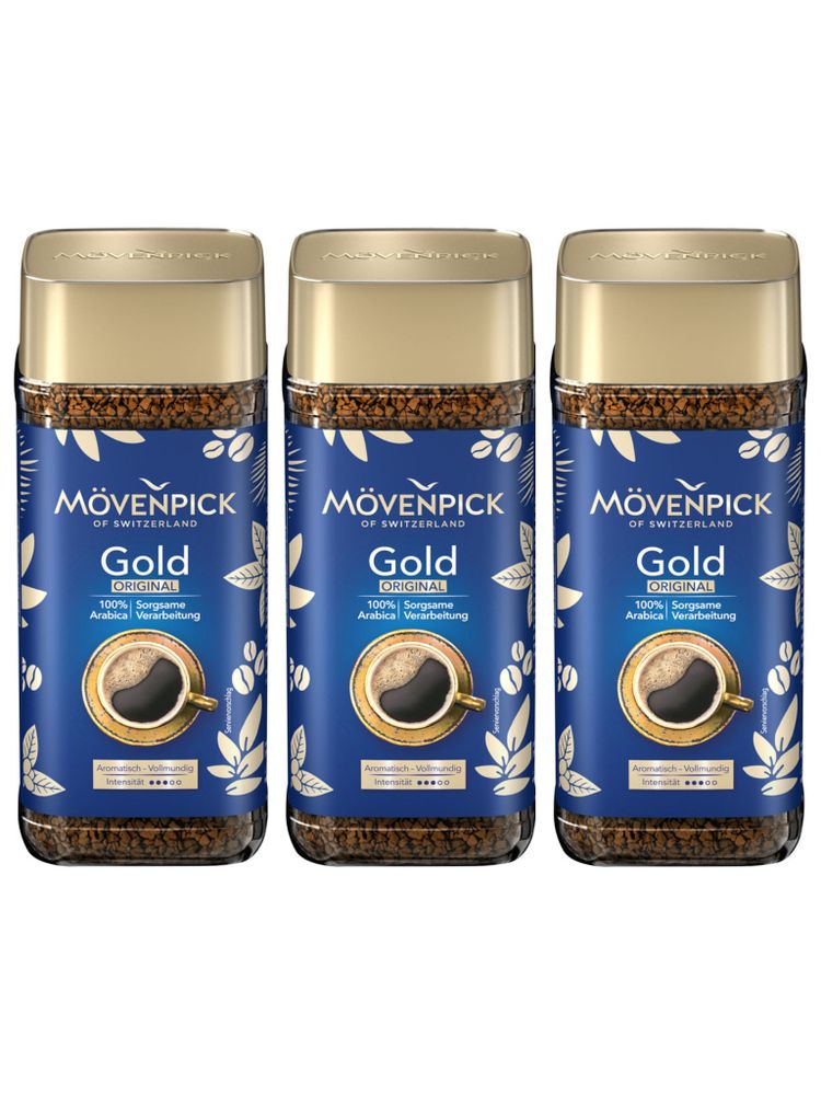 Кофе растворимый Movenpick Gold 100 г, 3 шт