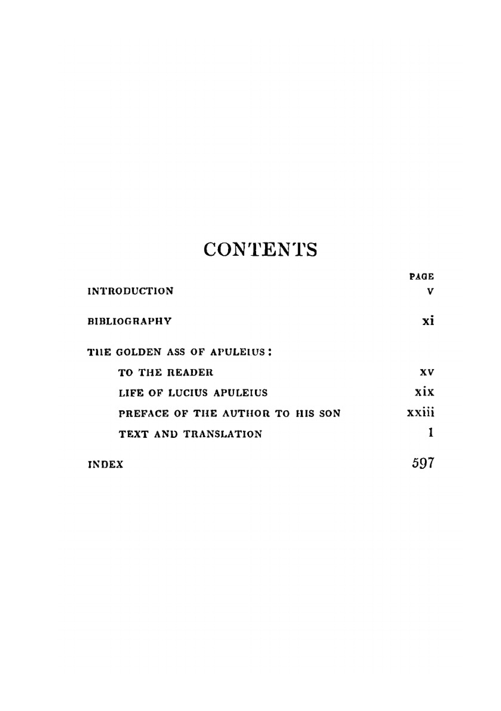 Apuleius the golden ass being the Metamorphoses of Lucius Apuleius | Adlington Apuleius