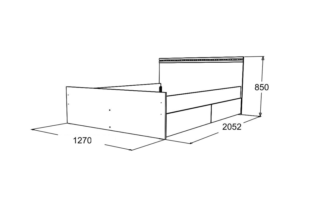 Кровать Ольга-13 ЛДСП реечное ладе яс.анкор темн/яс.анкор св 1200