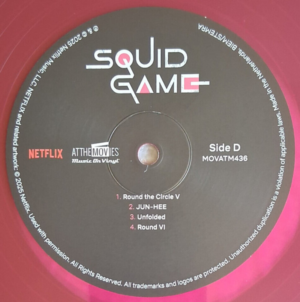 Jung Jaeil / Squid Game (Soundtrack From The Netflix Series)(Limited Edition)(Coloured Vinyl)(2LP)