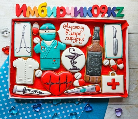 Имбирные пряники День медика