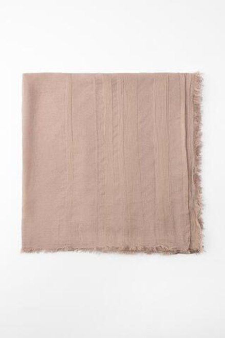 ZARA ТОНКИЙ ШАРФ ИЗ МОДАЛА И ШЕРСТИ, ЦВЕТ РОЗОВОГО ДЕРЕВА