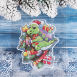 Наклейка на стекло «Подарки!» 15*20 см