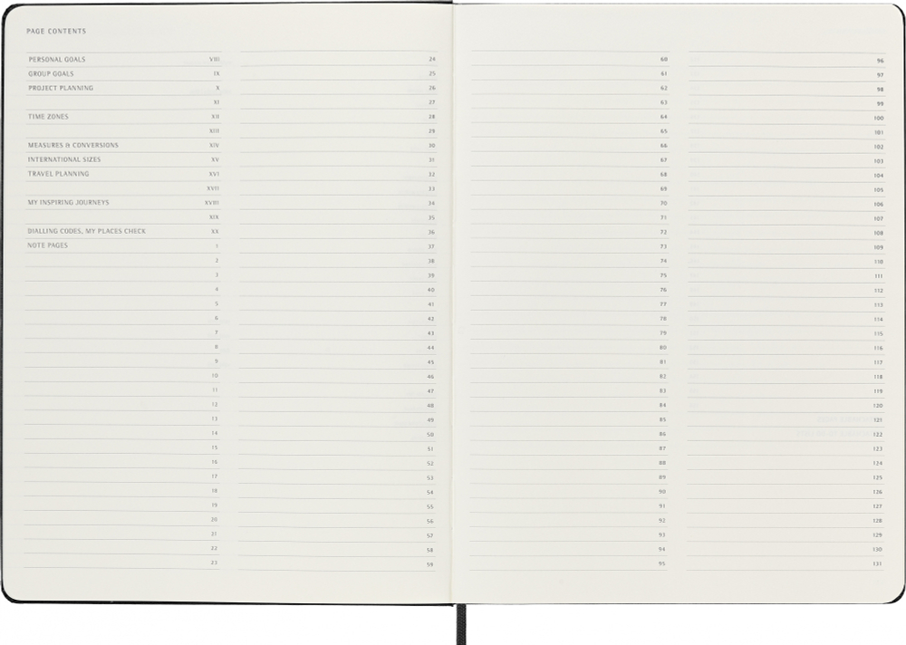 Блокнот в линейку Moleskine PROFESSIONAL (PROPFNTB4HBK) 19х25 см, 192 стр., твердая обложка, черный