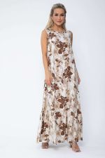 Платье Твой образ макси (бежевое) П13561-12М LT Collection